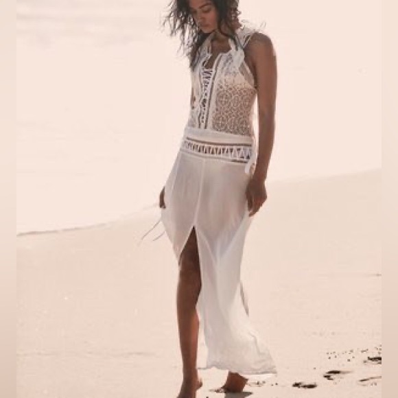 FOR LOVE & LEMONS SWIM Martinique Maxi Cover Up Dress - Picture 7 of 16